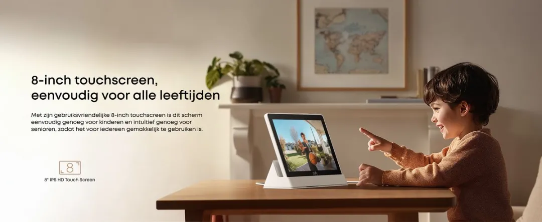 Eufy E10 Smart Display & E340 Video Deurbel Bundel - Wit