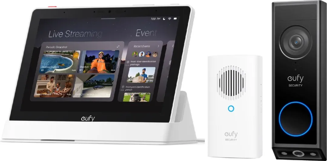 Eufy E10 Smart Display & E340 Video Deurbel Bundel