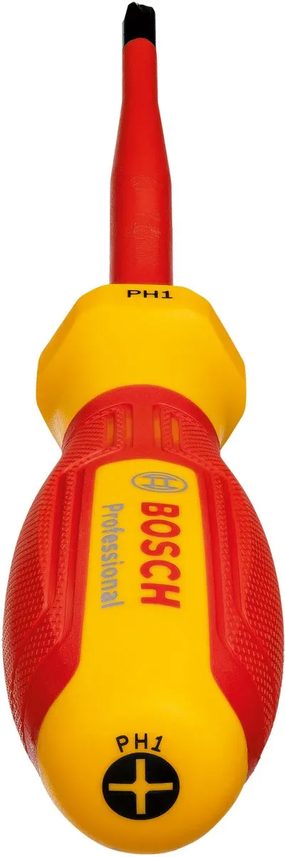 Bosch Professional VDE Schroevendraaier PH1 1600A02NB8 - Geel/Rood