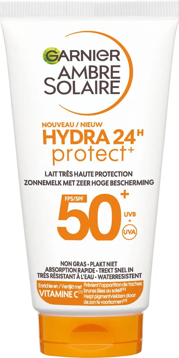 Garnier Ambre Solaire Hydra 24H Zonnebrandcrème SPF 50+ 50ml