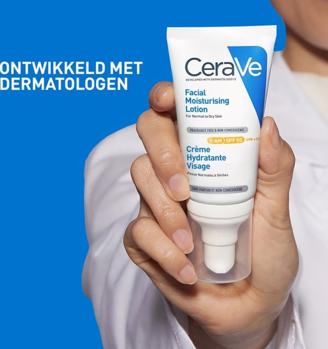 CeraVe Hydraterende Gezichtscrème SPF50 - 2x52ml