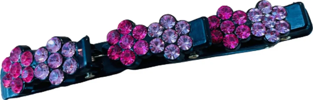 VinkToys Haarclip Dubbele Bloem - 4 Stuks