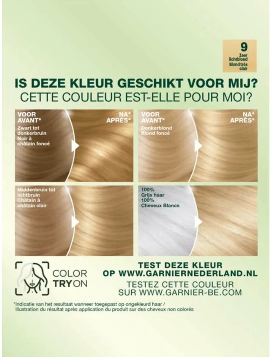 Garnier Nutrisse Ultra Crème 9 Zeer Lichtblond - 12 Stuks