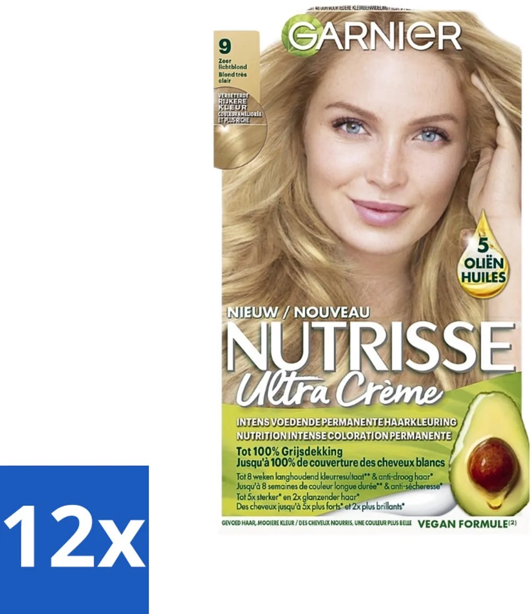 Garnier Nutrisse Ultra Crème 9 Zeer Lichtblond