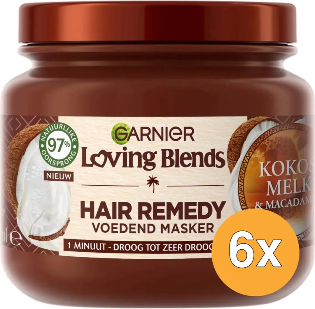 Garnier Loving Blends Kokosmelk & Macadamia Haarmasker