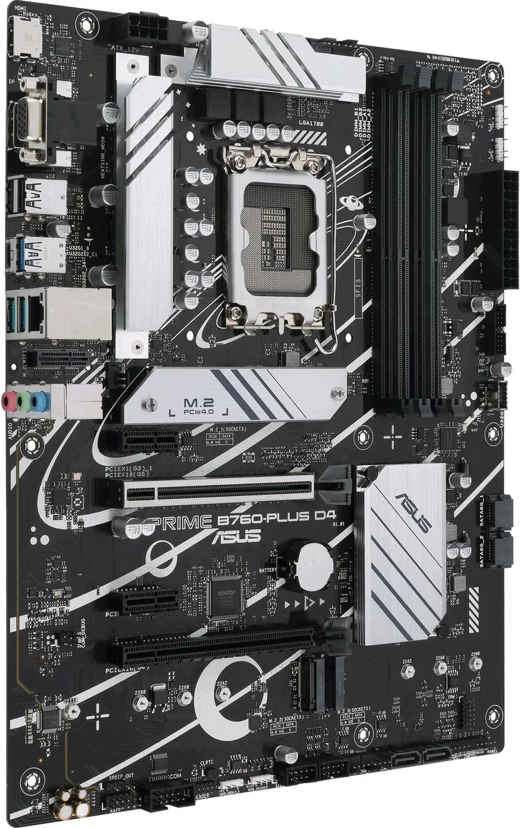 ASUS PRIME B760-PLUS D4 Moederbord - ATX - Intel B760 - LGA 1700