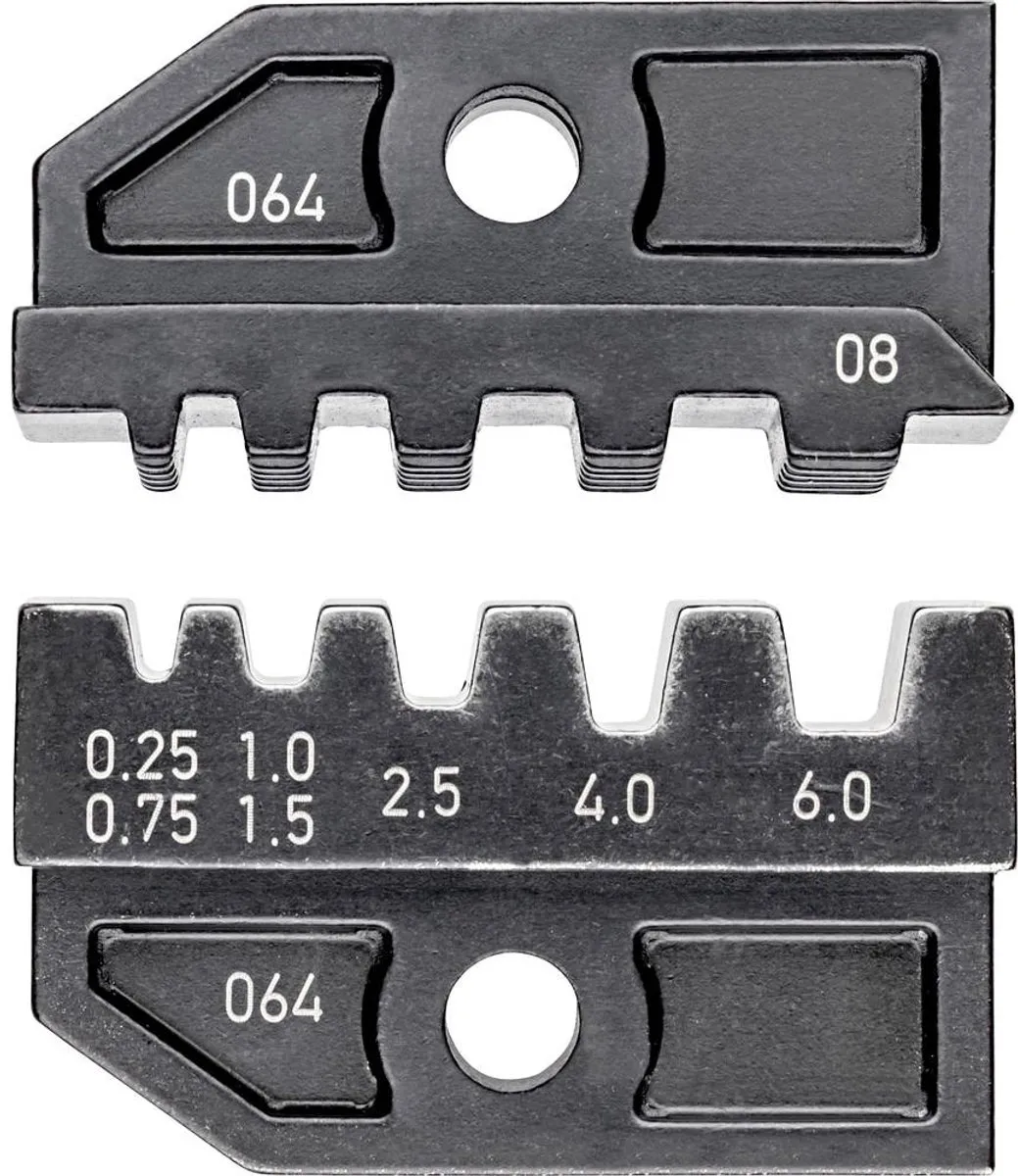 Knipex 97 49 08 Krimpinzetstuk Adereindhulzen 0.25-6mm²