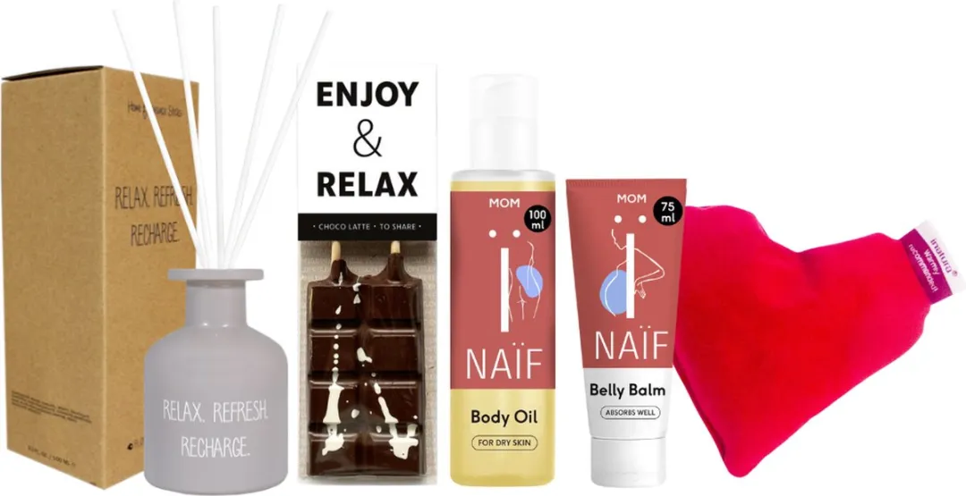 Naïf Cadeauset Mom Relax Luxe Body