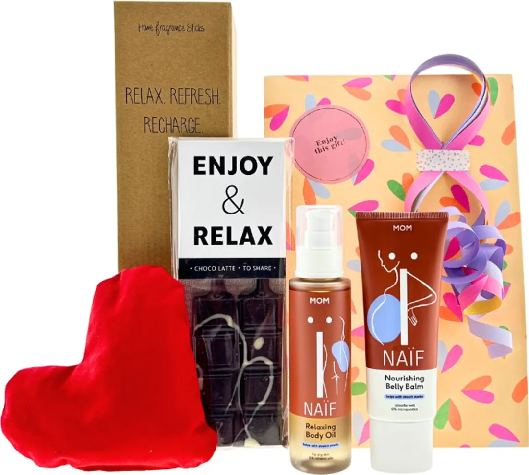 Naïf Cadeauset Mom Relax Luxe Body - 5 Stuks
