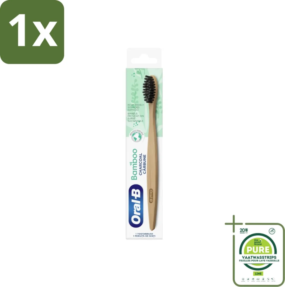 Oral-B Bamboe Tandenborstel Houtskool
