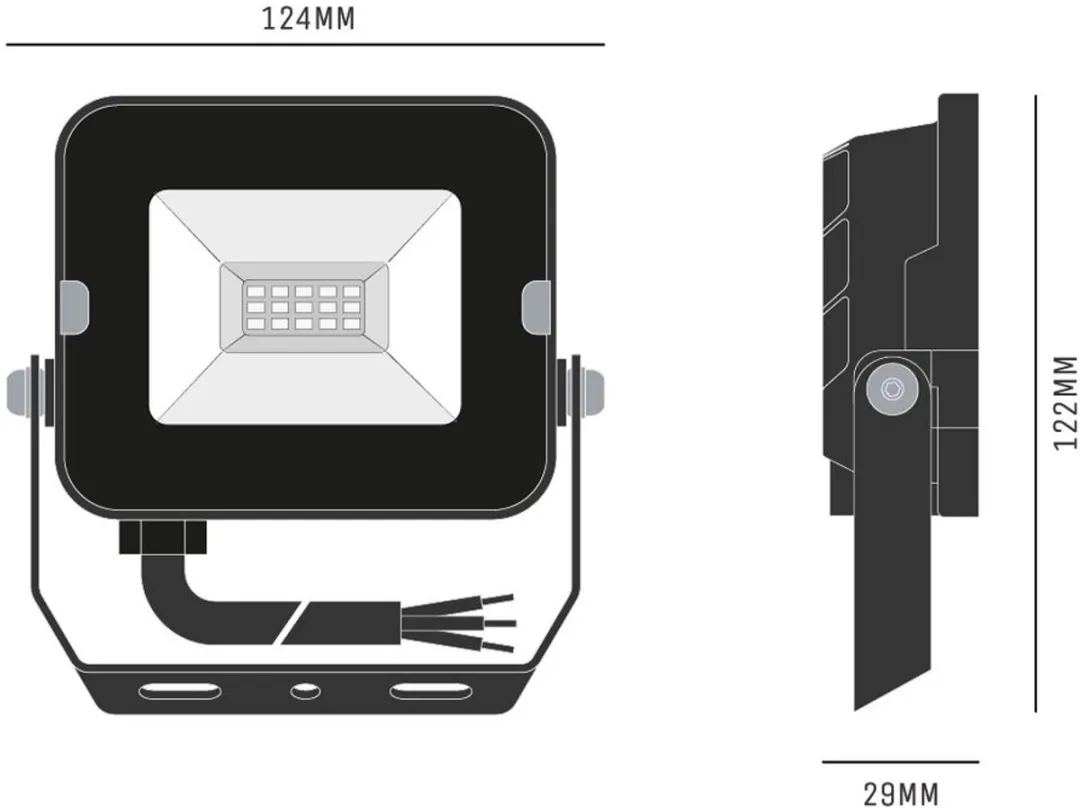 LEDVANCE LED Floodlight Compact 20W 2000lm - Zwart - afbeelding 2 van 6