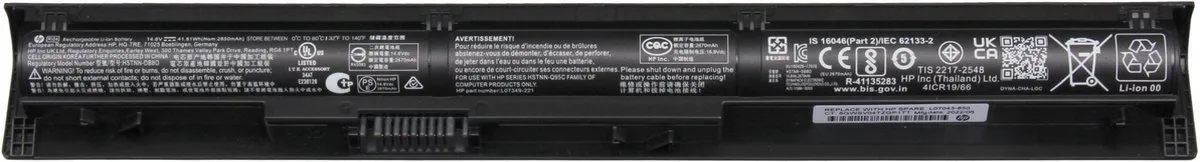 HP RI04XL Accu - 41,6Wh