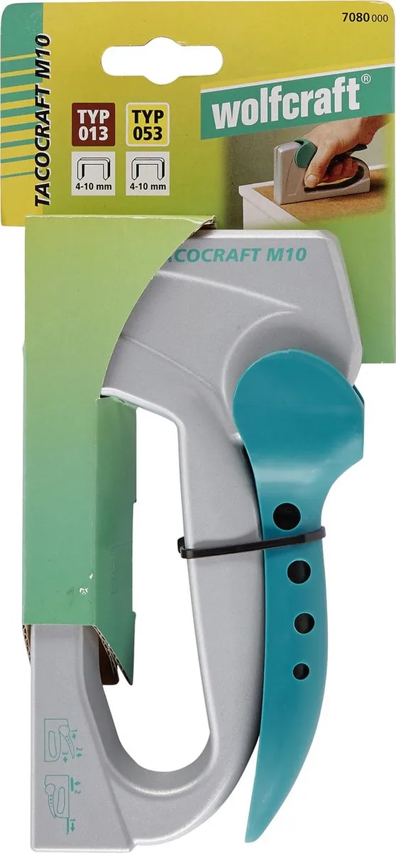Wolfcraft tacocraft M 10 Handtacker - Nietpistool - Metaal