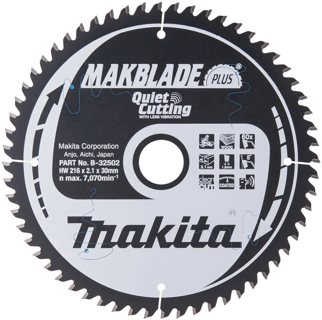 Makita MAKBLADE+ zaagblad 216x30x60Z - B-32502