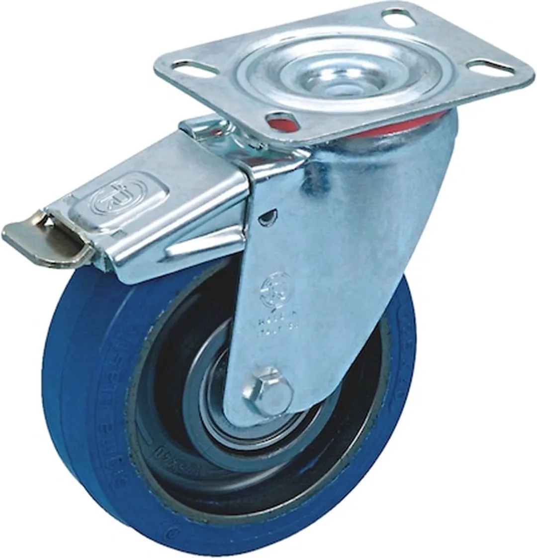 Würth Industrieel Zwenkwiel Rubber 12.5cm