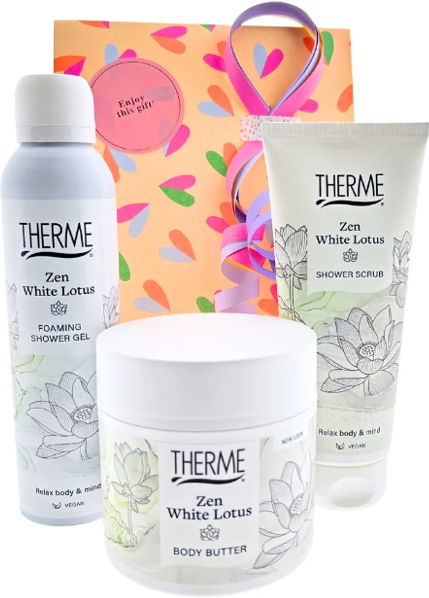 Therme Zen White Lotus Douche & Body Set - 3 Stuks