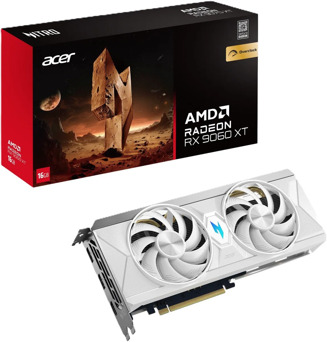 Acer Nitro RX 9060 XT OC 16GB Wit