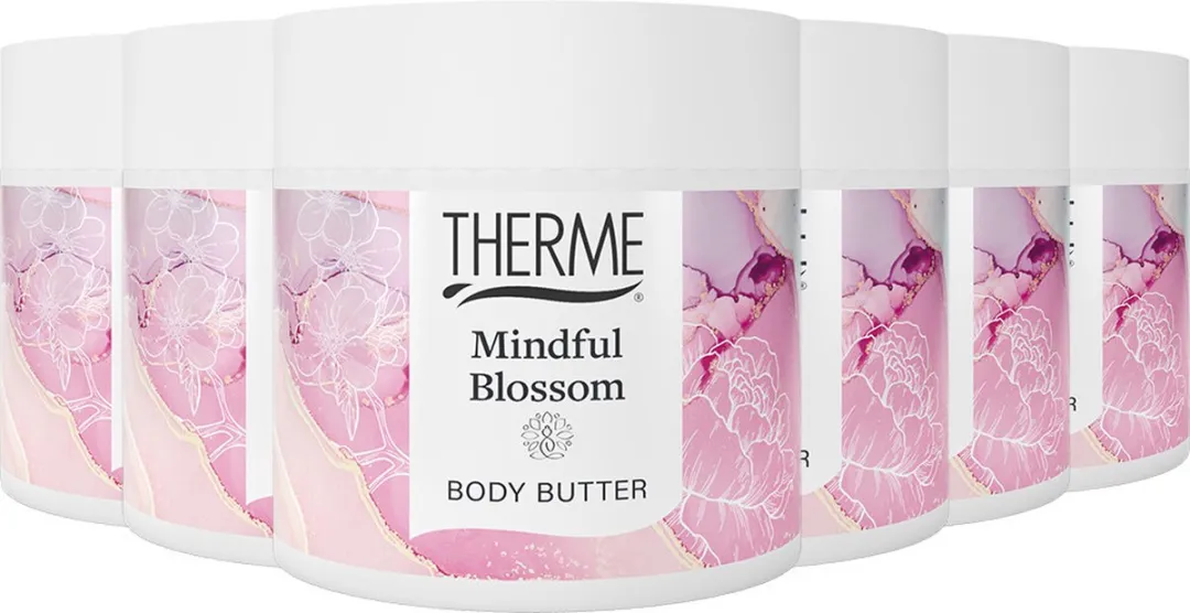 Therme Mindful Blossom Body Butter - 6x225g - afbeelding 6 van 6