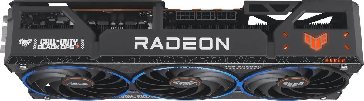ASUS TUF Gaming RX 9070 XT COD BO7 Grafische Kaart 16GB - Zwart