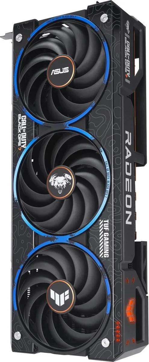 ASUS TUF Gaming RX 9070 XT COD BO7 Grafische Kaart 16GB - Zwart