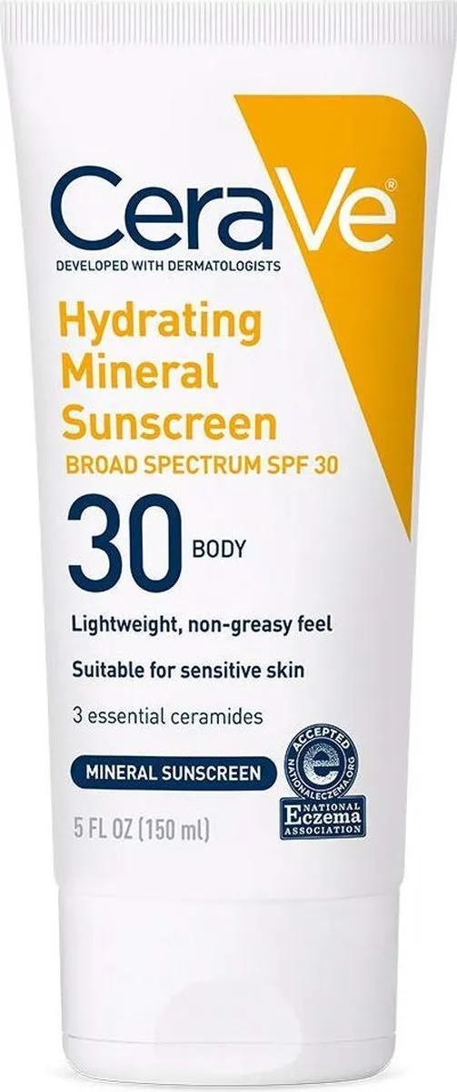 CeraVe Hydraterende Minerale Zonnebrandcrème SPF 30