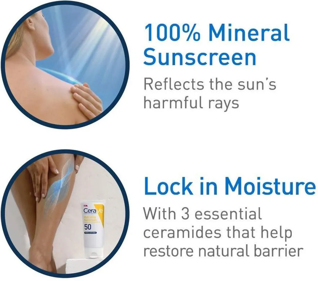 CeraVe Hydraterende Minerale Zonnebrandcrème SPF 30 - 150ml