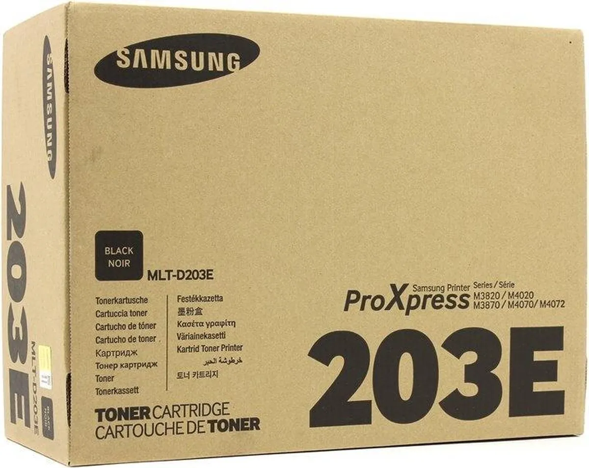 Samsung MLT-D203E Extra High-Yield Black Original Toner Cartridge tonercartridge 1 stuk(s) Origineel Zwart