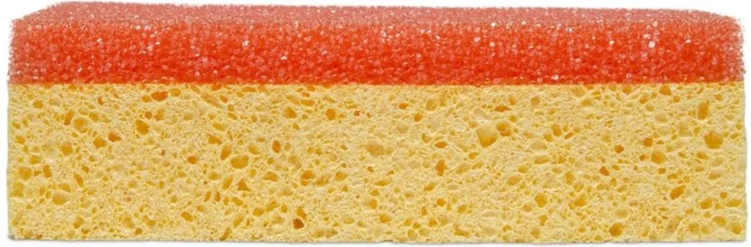 Rubi Superpro Spons 17x10x5cm - Geel/Rood