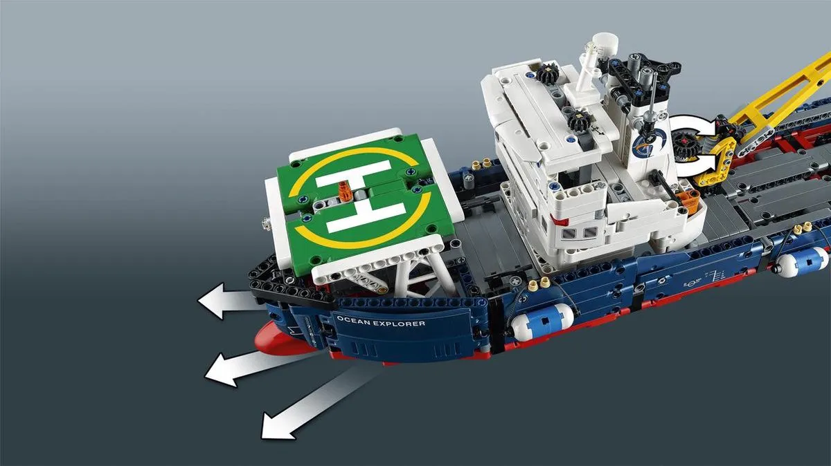 LEGO Technic Oceaanonderzoeker 42064 - 1327 Onderdelen - afbeelding 6 van 6