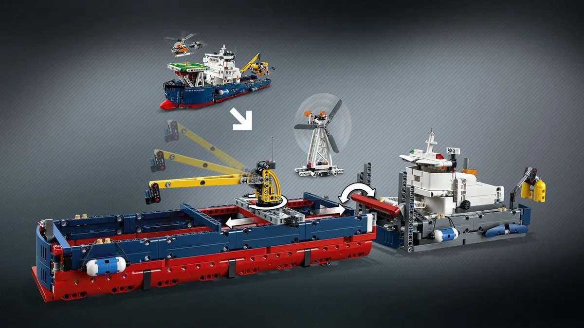 LEGO Technic Oceaanonderzoeker 42064 - 1327 Onderdelen