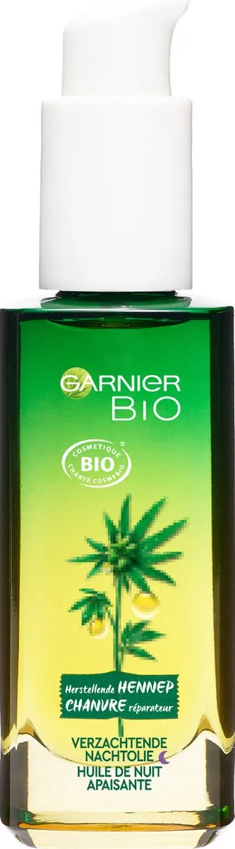 Garnier Bio Verzachtende Hennep Nachtolie 30ml