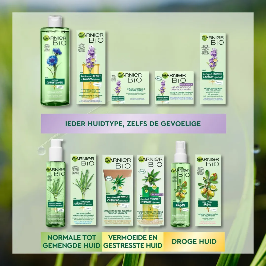 Garnier Bio Verzachtende Hennep Nachtolie 30ml