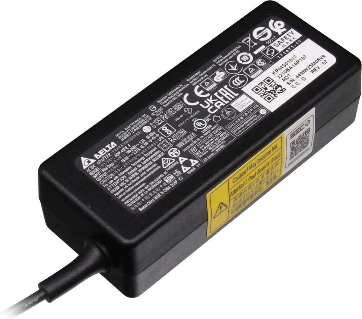 Acer KP0450H017 Laptopoplader 45W