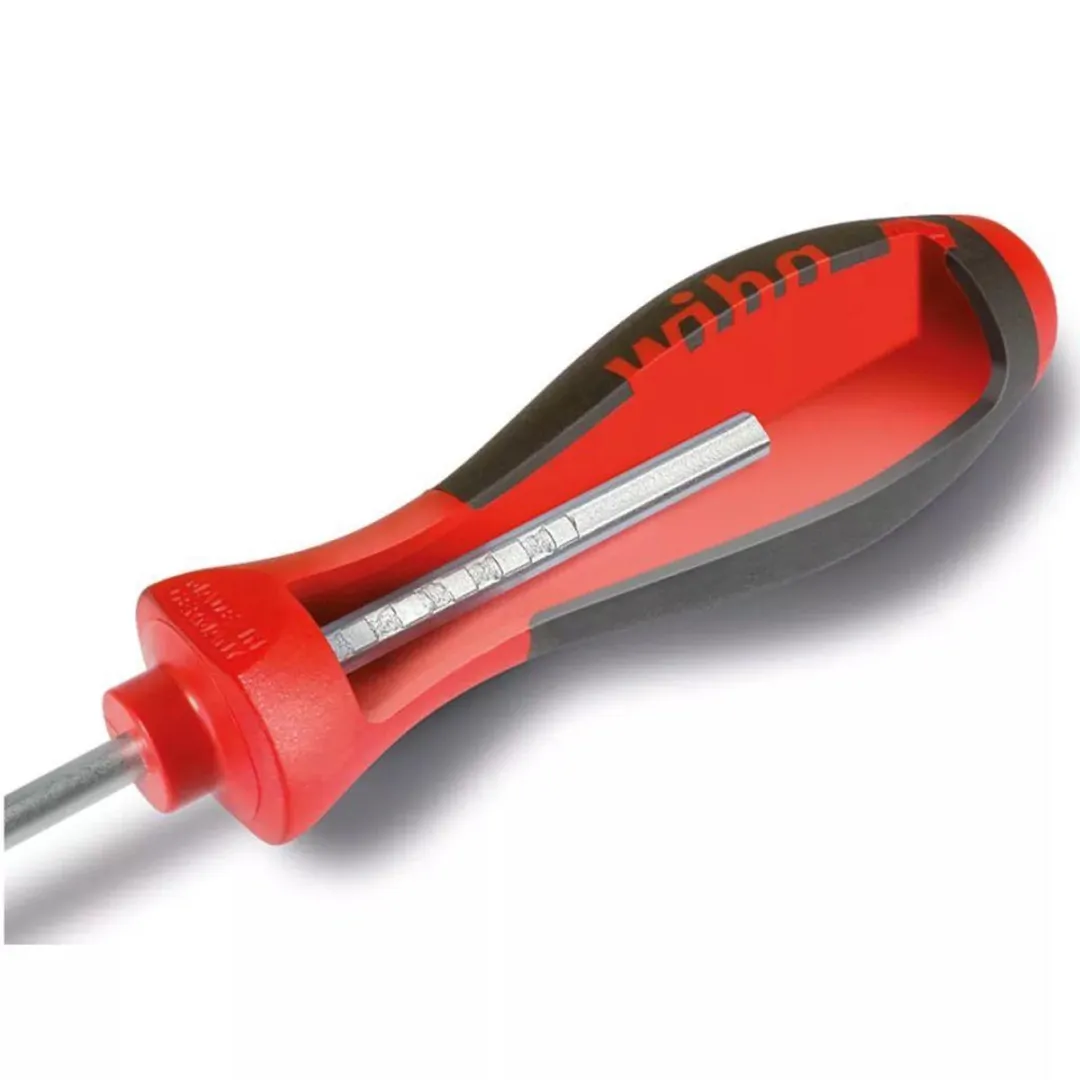 Wiha 308ZK6 SoftFinish Schroevendraaierset - 6-delig - Zwart/Zilver/Rood