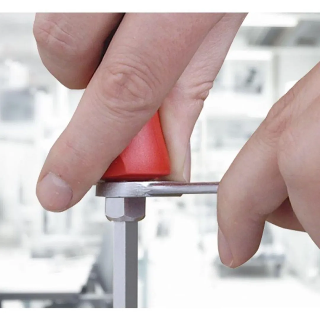 Wiha 308ZK6 SoftFinish Schroevendraaierset - 6-delig - Zwart/Zilver/Rood