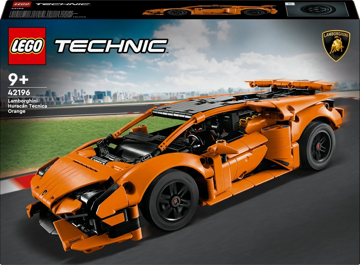 LEGO Technic Lamborghini Huracán Tecnica 42196 - 806 Stukken - Oranje