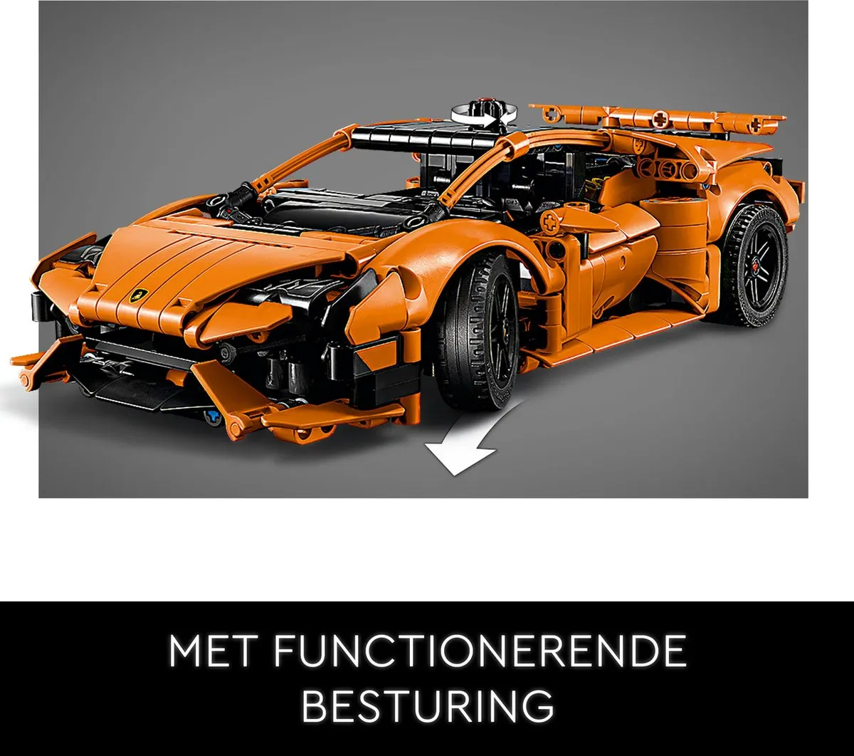 LEGO Technic Lamborghini Huracán Tecnica 42196 - 806 Stukken - Oranje