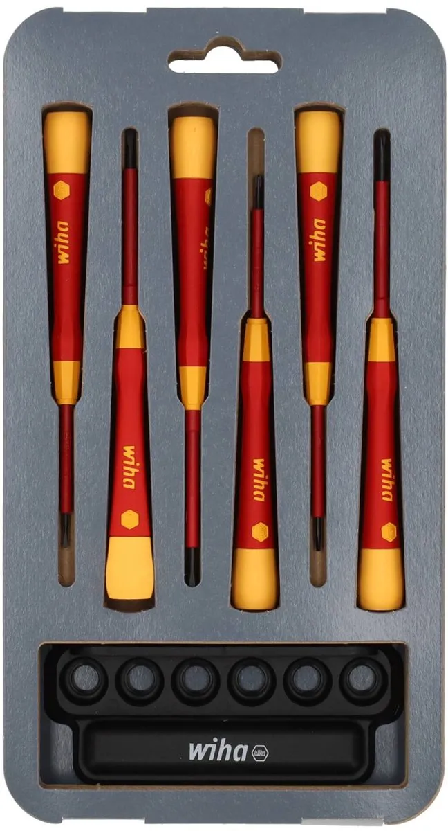 Wiha PicoFinish Fijnschroevendraaierset 7-delig - 2270PK601