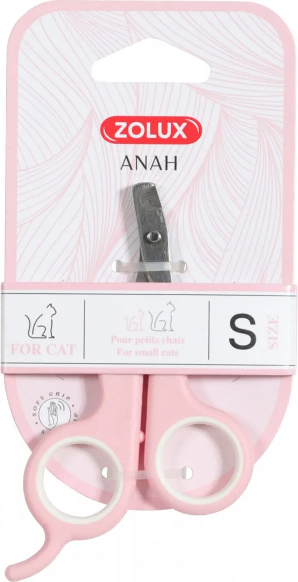Zolux Anah Nageltang voor Katten - 7x0.8x10.5cm - Roze/Wit