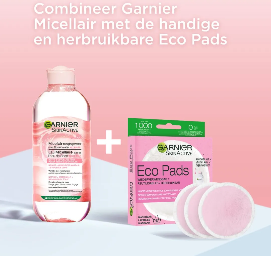Garnier SkinActive Micellair Reinigingswater Rozenwater 1200ml