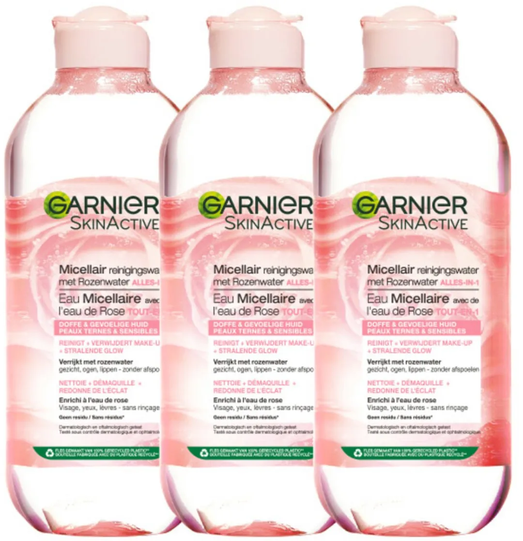 Garnier SkinActive Micellair Reinigingswater Rozenwater 1200ml