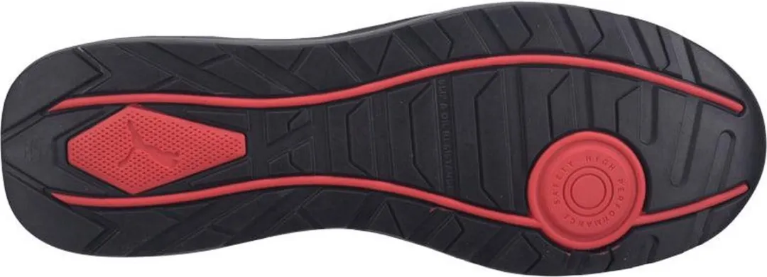 PUMA Airtwist Laag S3 644630 - Zwart/Rood - 45