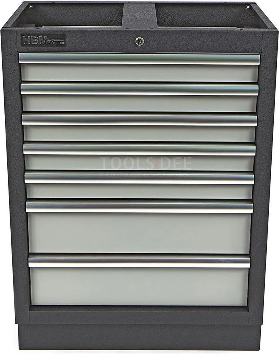 HBM 7 Laden Professionele Gereedschapskast - met lamp
