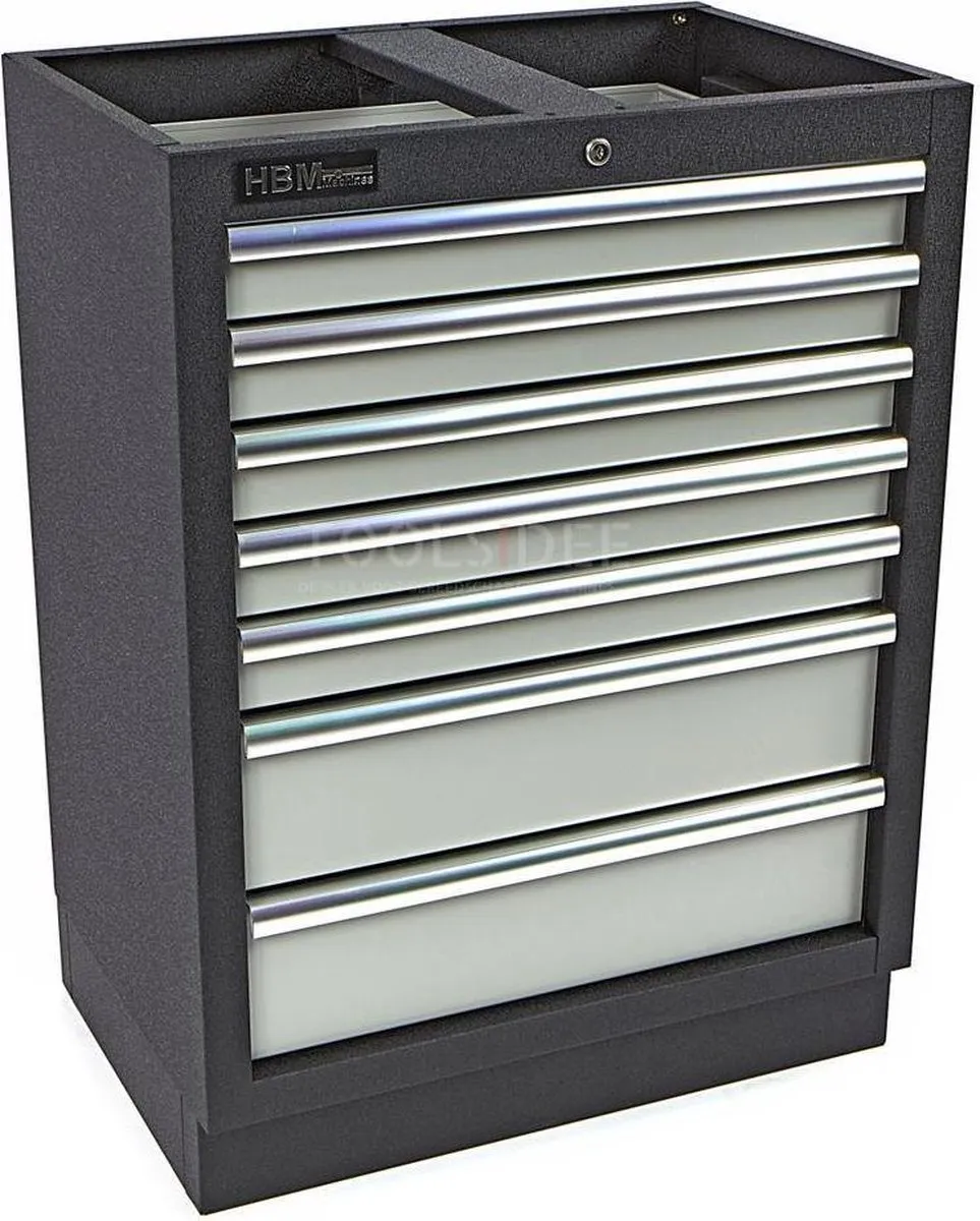 HBM 7 Laden Professionele Gereedschapskast - met lamp