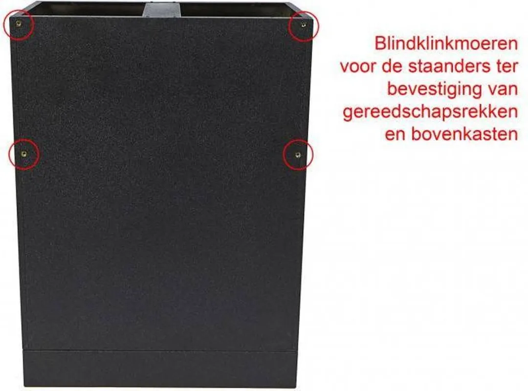HBM 7 Laden Professionele Gereedschapskast - met lamp