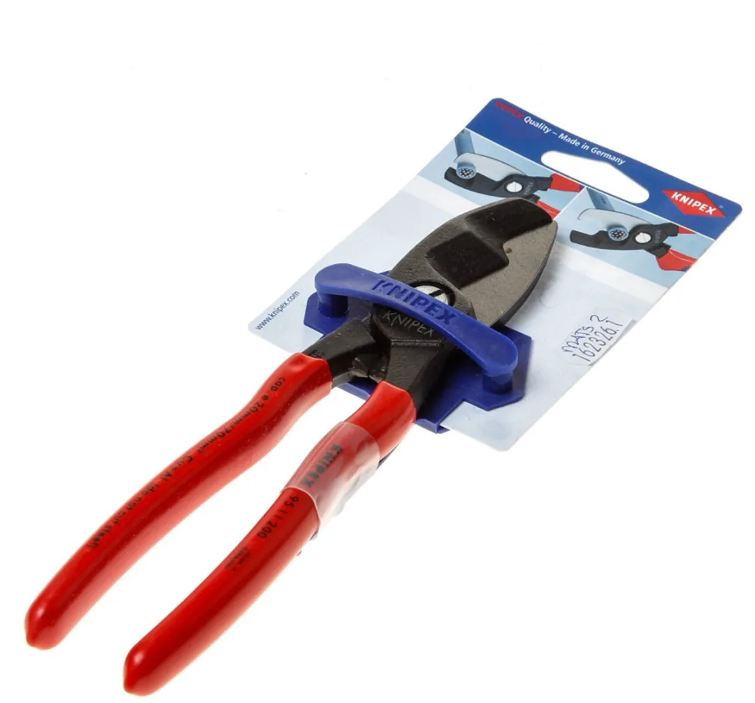 Knipex 95 11 200 Kabelschaar 200mm - Kunststof grepen