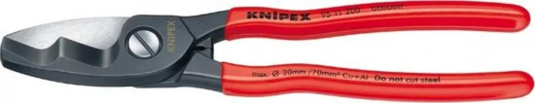 Knipex 95 11 200 Kabelschaar 200mm - Kunststof grepen