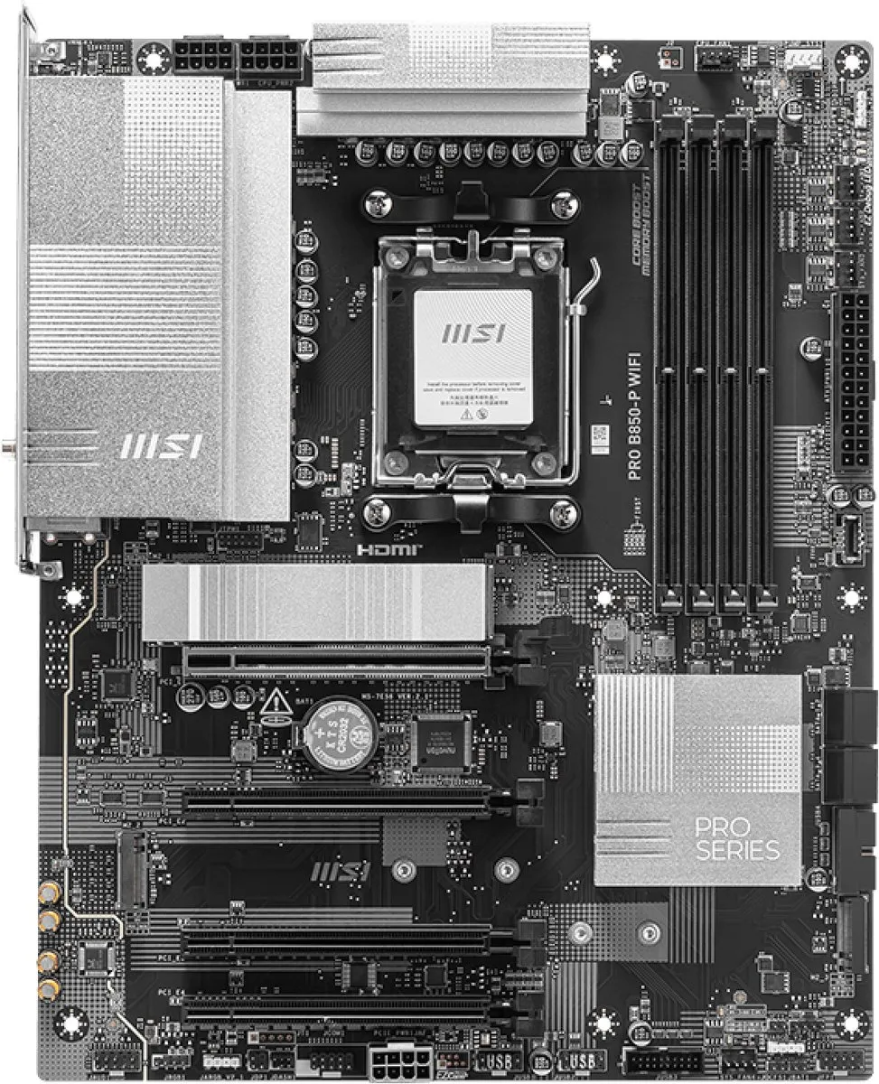 MSI PRO B850-P WIFI Moederbord AM5