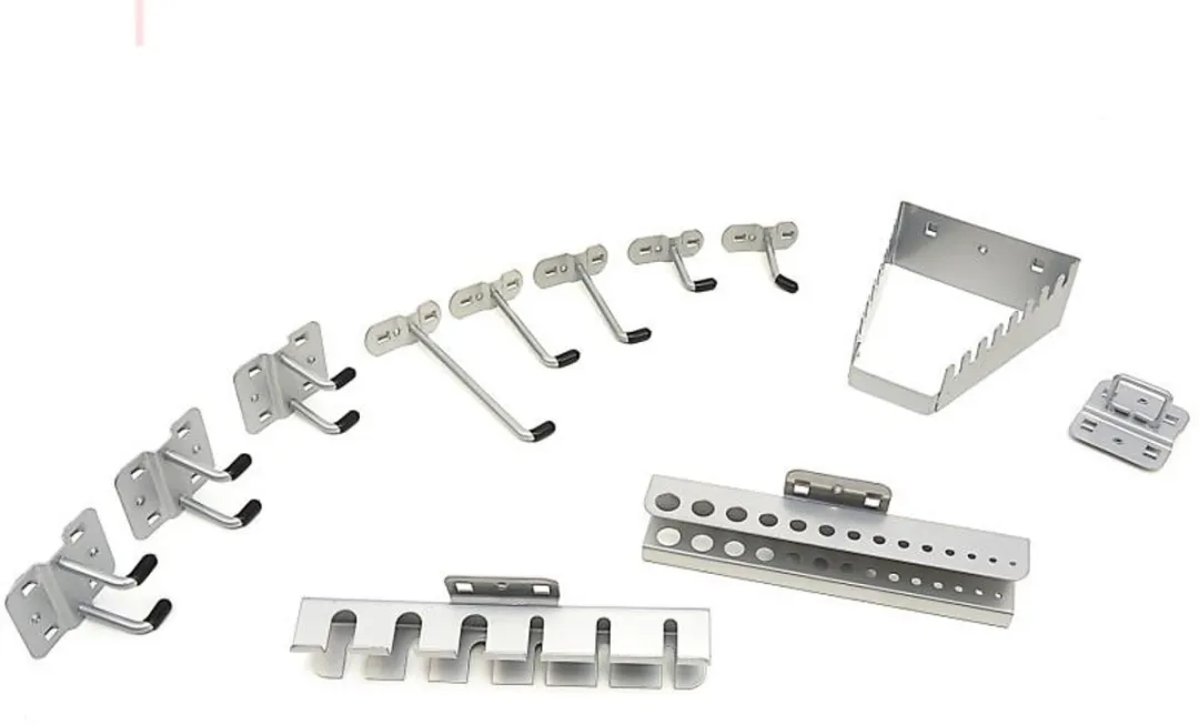 HBM 12-delige Ophanghaken Set - Zilver