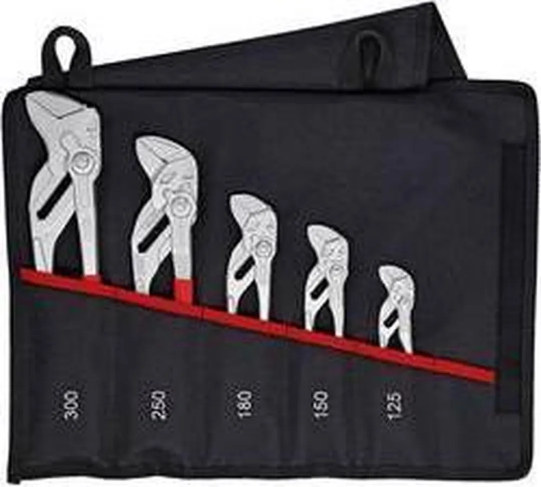 Knipex 001955S4 Sleuteltangenset 5-delig - 125/180/250/300mm